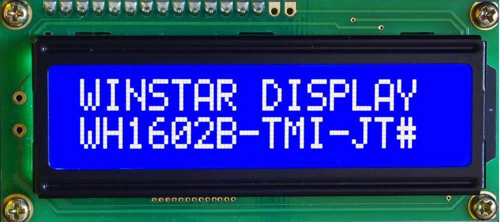 Wh1602b Tmi Jt Winstar Lcd Display Module 16x2 Blue White Cpc