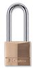 150EURDLJ - Brass Long Shackle Padlocks 50mm