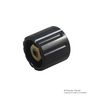 021-4520 - Knob, Glossy Black - 21mm, 1/4 inch Dia.