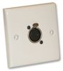 F267ZB - AV Wallplate with 3-Pin XLR Panel Socket