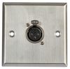 PSG08152 - AV Wallplate with 1 x 3 Pin Female XLR Socket