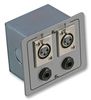 PLS00513 - AV Connection Box - 2 x XLR Sockets & 2 x Jack Sockets