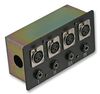 PLS00514 - AV Connection Box - 4 x XLR Sockets & 4 x Jack Sockets