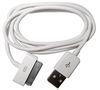C-IP-USB - White 30 Pin Apple Connector to USB Charge Sync Lead, 1m