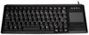 KYB500-K82B-15KV KYB500-K82B-15KV - 15KV ESD Rated Mini USB Keyboard with Touchpad, Black
