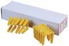 YELLOW WALLPLUG - 5mm x 25mm Yellow Wall Plugs, 100 Pack