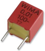 FKP2D011501D00JSSD - General Purpose Film Capacitor, Film / Foil PP, Radial Box - 2 Pin, 1500 pF, ± 5%, 63 V, 100 V