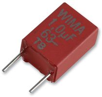 MKS2J021001H00KSSD - General Purpose Film Capacitor, Metallized PET, Radial Box - 2 Pin, 0.01 µF, ± 10%, 220 V, 630 V