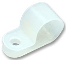 CCS25-S8-C - Nylon Fixed Diameter Cable Clamp 6.3mm x 9.4mm Wide Natural 100 Pack