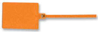 PLF1MA-C3 - Pan-Ty Cable Marker Tie 2.5mm x 130mm Orange 100 Pack