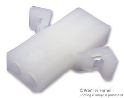 3061022 - 1.57mm Diameter Standard .062" Pin & Socket Receptacle Housing, 2 Way, with Pre-bent Mounting Ears