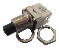 1213C2 - Push Button Switch, Off-(On) SPST-NO,, 125V AC, 3A