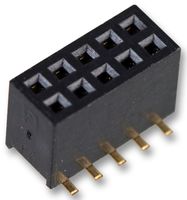 M50-3100545 - PCB Receptacle, Vertical, Board-to-Board, 1.27 mm, 2 Rows, 10 Contacts, Surface Mount