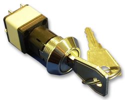 SRLM-5-Q-D - Keylock Switch, DPST NO 2 Position Random Key