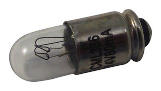 336 - 14V T1 3/4 Midget Groove Lamp, (S5.7s) 6mm 6lm