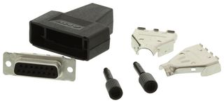 1658656-1 - Socket & Backshell, D, Crimp, 15 Way
