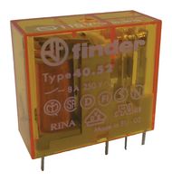 40.52.8.110.0000 - PCB Miniature Power Relay, DPDT, 110V AC, 10A