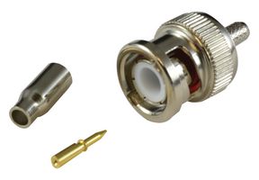 13-10-1 RG174 - 50 ohm BNC Crimp Plug, DC to 11GHz - RG174 Cable