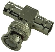 13-39-2 - 50 Ohm BNC Plug To 2x BNC Sockets Tee Adaptor