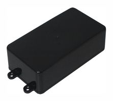 BIM2003/LUG-BLK/BLK - IP54 Black ABS Enclosure with Mounting Lugs - 132x62x31mm