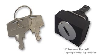 A165K-J2ML - Keylock Switch Body, 18mm x 24mm
