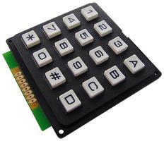 MCAK1604NBWB - Keypad, 4x4 Plastic