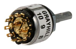 56SD36-01-2-AJS - Switch, 2 Pole, 5 Position