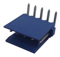 281698-5 - Header, THT, Right Angle, 2.54mm, 1x 5 Way