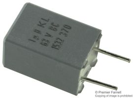BFC237021104 - General Purpose Film Capacitor, Metallized PET, Radial Box - 2 Pin, 0.1 µF, ± 10%, 63 V, 100 V