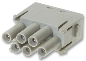 09 14 006 3141 - Heavy Duty Connector, Module, Han-Modular, Module, 6 Contacts, Receptacle