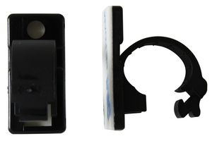 08J-S BLACK - Releasable Cable Clip, Self Adhesive, 12mm, Black, x100
