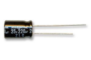 10ZLG100MEFCT15X11 - Electrolytic Capacitor, Miniature, 100 uF, 10 V, +/- 20%, Radial Leaded, 2000 hours @ 105°C, Polar