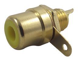 PSG01512 - Socket, Phono, Gold / Yellow