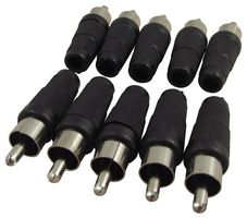 PSG01517 - Plug, Phono, Black, 10 Pack