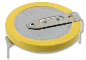CR-2032/HFN - CR2032 3V Button Cell Battery, 2-Pin Horizontal PCB Mount