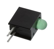 551-1307F - Circuit Board Indicator, Green, 1 LEDs, Through Hole, T-1 (3mm), 2 mA, 1.6 mcd