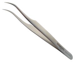 D00343 - 115mm Precision Tweezers - 7 SA Fine Curved Tips