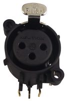 NC3FAAH1 - XLR Socket, 3 Pole, PCB, Horizontal