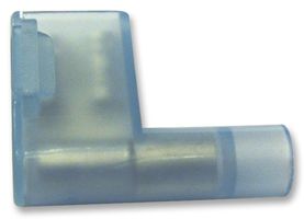 FLDNYDX2-250 - Push On Crimp Terminal, Female 90 Degree, 6.35mm x 0.8mm, Blue, x100