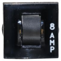 W28-XQ1A-8. - Thermal Circuit Breaker, W28, 8A, 1 Pole, 32V DC, 250V AC, Panel