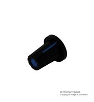 CP-WB-D-3 - 17mm Instrument Knob with Blue Insert, D Shaft