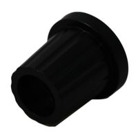 CP-AA19A-D(6.4)/B6 - Knob, 19mm, Black, 6.4 Dia Shaft