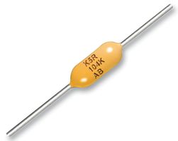 C412C104K5R5TA - Multilayer Ceramic Capacitor, 0.1 uF, 50 V, +/- 10%, Axial Leaded, X7R