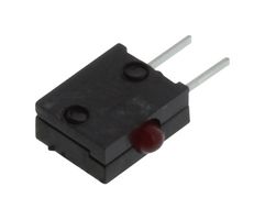 555-2003F - Circuit Board Indicator, Red, 1 LEDs, Through Hole, 2mm, 6 mA, 1.9 mcd