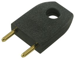 D3087-98 - Shorting Link Plug, 0.25", Black