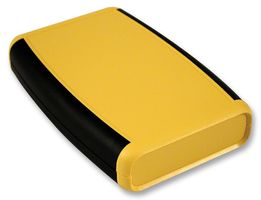 1553DYLBK - ABS Enclosure, 89x25x147mm, Black/Yellow