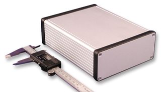 1455Q1601 - Aluminium Enclosure, Metal End Panels, 125x52x160mm