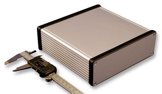 1455T1601 - Aluminium Enclosure, Metal End Panels, 165x52x160mm