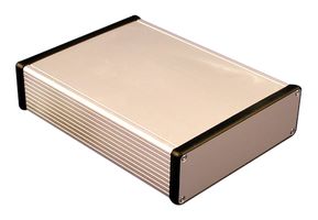 1455K1201 - Aluminium Enclosure, Metal End Panels, 78x43x120mm