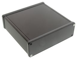 1455T1602BK - IP54 1455 Series Black Extruded Aluminium Instrument Enclosure - 160x165x51.5mm